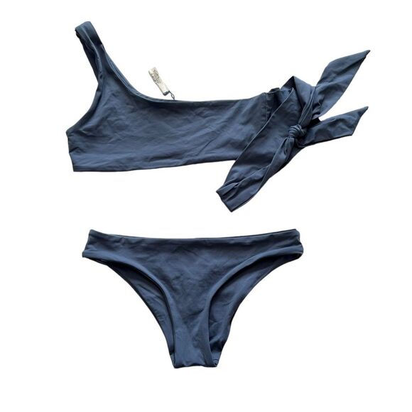 Free People x TAVIK Eve One-Shoulder Wrap Bikini Swimsuit - Picture 3 of 9